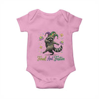 Mardi Gras Raccoon Baby Onesie Feral And Festive Trased Panda