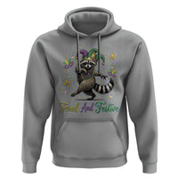 Mardi Gras Raccoon Hoodie Feral And Festive Trased Panda
