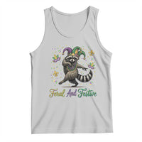 Mardi Gras Raccoon Tank Top Feral And Festive Trased Panda