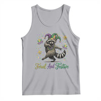 Mardi Gras Raccoon Tank Top Feral And Festive Trased Panda