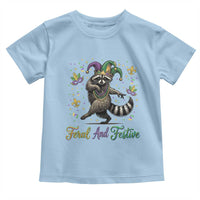 Mardi Gras Raccoon Toddler T Shirt Feral And Festive Trased Panda