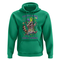 Mardi Gras Raccoon Hoodie Festive Vibes Feral Energy