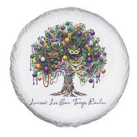 Mardi Gras Mask Tree Spare Tire Cover Laissez Les Bon Temps Rouler