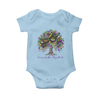 Mardi Gras Mask Tree Baby Onesie Laissez Les Bon Temps Rouler