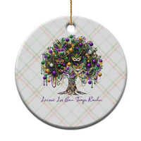 Mardi Gras Mask Tree Ceramic Ornament Laissez Les Bon Temps Rouler