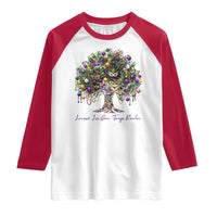 Mardi Gras Mask Tree Raglan Shirt Laissez Les Bon Temps Rouler