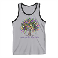 Mardi Gras Mask Tree Tank Top Laissez Les Bon Temps Rouler