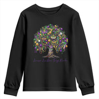 Mardi Gras Mask Tree Youth Sweatshirt Laissez Les Bon Temps Rouler