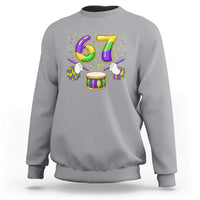 67 Mardi Gras Meme Sweatshirt Funny Six Seven Carnival Trendy