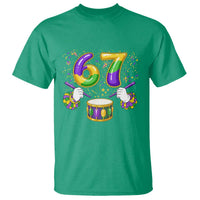67 Mardi Gras Meme T Shirt Funny Six Seven Carnival Trendy