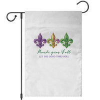 Mardi Gras Garden Flag Let The Good Time Roll