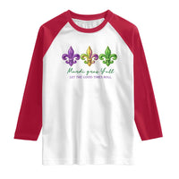 Mardi Gras Raglan Shirt Let The Good Time Roll