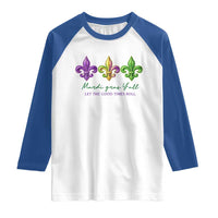 Mardi Gras Raglan Shirt Let The Good Time Roll