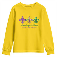 Mardi Gras Youth Sweatshirt Let The Good Time Roll