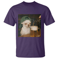 Funny Chihuahua St Patricks Day Meme T Shirt Chihuahua Smoking Irish Beer Lover