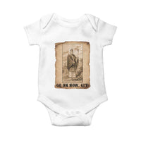 Funny Saint Patrick Irish Catholic St Patrick's Day Baby Onesie Go On Now Git