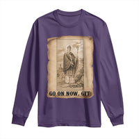 Funny Saint Patrick Irish Catholic St Patrick's Day Long Sleeve Shirt Go On Now Git