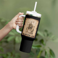 Funny Saint Patrick Irish Catholic St Patrick's Day Tumbler With Handle Go On Now Git