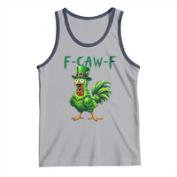 Funny St Patricks Day Lucky Chicken Tank Top F Caw F