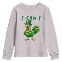 Funny St Patricks Day Lucky Chicken Youth Sweatshirt F Caw F