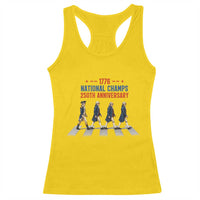 1776 National Champs Racerback Tank Top Funny Founding Father Roading Parody 4th of July