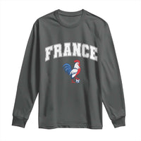 France Flag Gallic Rooster French National Pride Long Sleeve Shirt