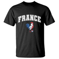 France Flag Gallic Rooster French National Pride T Shirt