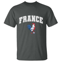 France Flag Gallic Rooster French National Pride T Shirt