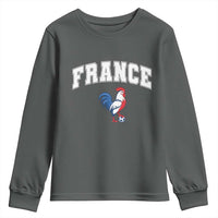 France Flag Gallic Rooster French National Pride Youth Sweatshirt