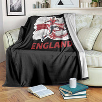 England Soccer Fan English Flag Throw Blanket