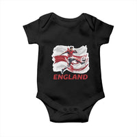 England Soccer Fan English Flag Baby Onesie