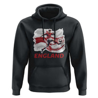 England Soccer Fan English Flag Hoodie