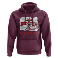England Soccer Fan English Flag Hoodie