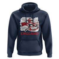 England Soccer Fan English Flag Hoodie