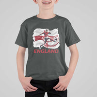 England Soccer Fan English Flag T Shirt For Kid