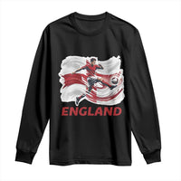 England Soccer Fan English Flag Long Sleeve Shirt
