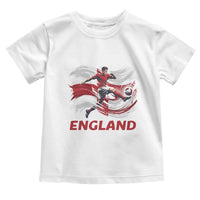 England Soccer Fan English Flag Toddler T Shirt