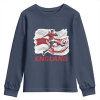 England Soccer Fan English Flag Youth Sweatshirt