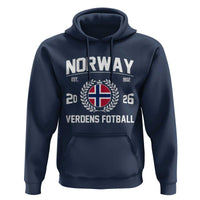 Norway Soccer Football Fan 2026 Norwegian Flag Hoodie