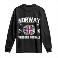 Norway Soccer Football Fan 2026 Norwegian Flag Long Sleeve Shirt