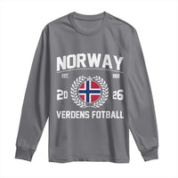Norway Soccer Football Fan 2026 Norwegian Flag Long Sleeve Shirt