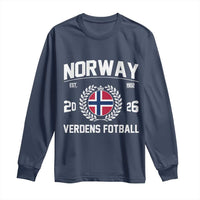 Norway Soccer Football Fan 2026 Norwegian Flag Long Sleeve Shirt