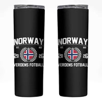 Norway Soccer Football Fan 2026 Norwegian Flag Skinny Tumbler