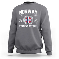 Norway Soccer Football Fan 2026 Norwegian Flag Sweatshirt