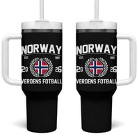 Norway Soccer Football Fan 2026 Norwegian Flag Tumbler With Handle