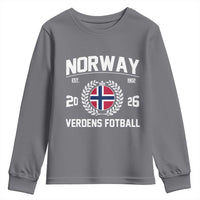 Norway Soccer Football Fan 2026 Norwegian Flag Youth Sweatshirt