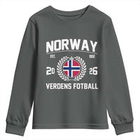 Norway Soccer Football Fan 2026 Norwegian Flag Youth Sweatshirt