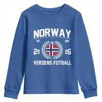 Norway Soccer Football Fan 2026 Norwegian Flag Youth Sweatshirt