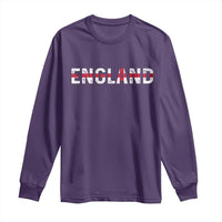 England English Flag Vintage Long Sleeve Shirt