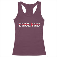 England English Flag Vintage Racerback Tank Top
